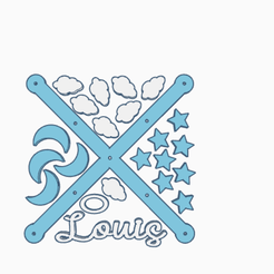 Fichier STL Logo Louis Vuitton bail link Modèle d'impression 3D