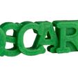oscar.jpg Free STL file Personalised 3D printed usb flash drive with key ring・3D printing idea to download