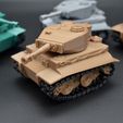 DSC_8118.jpg Archivo STL Tanque mini Tiger・Plan imprimible en 3D para descargar