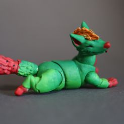 BoGiGa-wzUY.jpg STL file Watermelon corgi BJD doll・3D printer design to download, MarckR