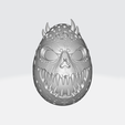 2.png Easter Monster Egg Skull Mask 3D Print – Spooky Bunny Horror Decor – Gothic Egg Sculpture