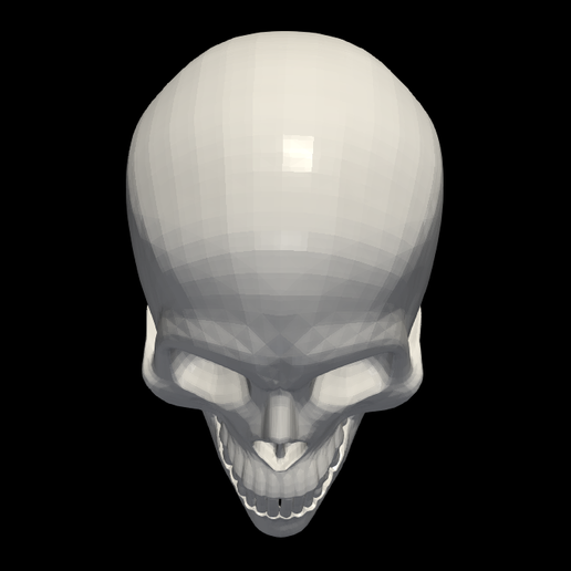 STL file 3d model of human skull・3D printing model to download・Cults