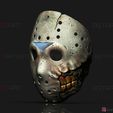 001g.jpg Jason Voorhees Mask - Friday 13th Movie 1988 - Horror Halloween Mask