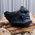 126093519_212224393627781_8759677892563489304_n.jpg 3D file Ghost of Tsushima Mask for Cosplay・3D printable model to download