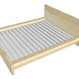 0.png BED MALM Bed frame with Slatted bed base Birch with Furni shingu