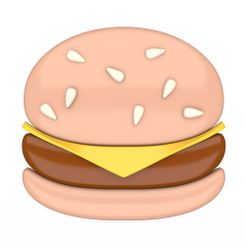 Free STL file Hamburger Smasher Tool 🍔・3D printing design to download・Cults