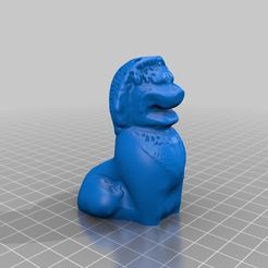 guardian_lion_mirrored.jpg Free STL file Guardian Lion Mirrored Complete・3D printable object to download