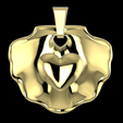 6.png Heart in Shell Pendant