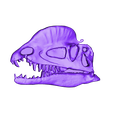 Dino_Plaque.STL Placa de Dilophosaurus