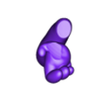 Garfield_right_Arm.stl Garfield deitado - modelo 3D para impressão FDM 🐱