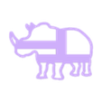 rinoceronte.STL STL-Datei Jungle animals・3D-druckbare Vorlage zum herunterladen, fer7