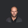 model.png Jason Statham-bust/head/face ready for 3d printing