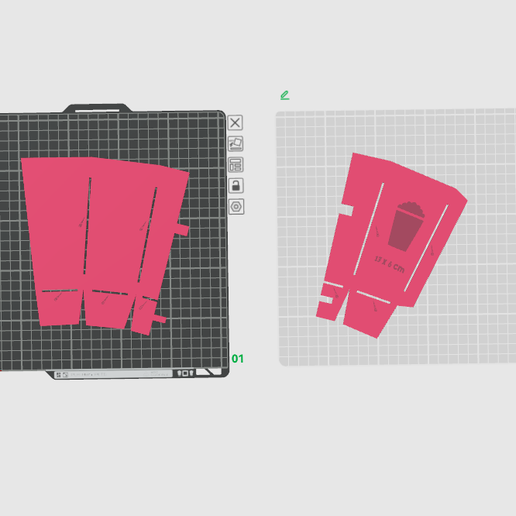 🍿 Popcorn Box Mold Laser Cutting + 3D Printing | SVG DXF PDF files ...