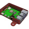 RPI_4_Case_v15_model.png Бесплатный STL файл Raspberry Pi 4 - Bare case・Шаблон для загрузки и 3D-печати