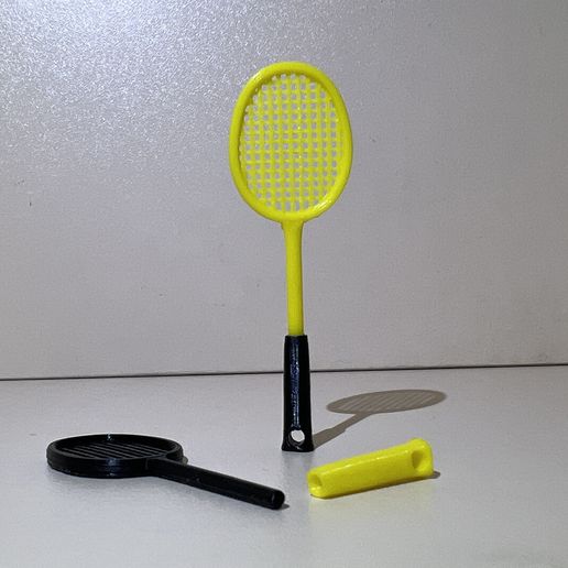 🏸 Badminton racket keychain・ STL File for 3D printing・Cults