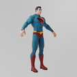 Superman0005.png Superman Lowpoly Rigged