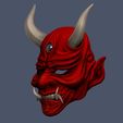 10.JPG Devil Mask-Hannya Mask-Samurai Mask-Satan mask for cosplay 3D print model