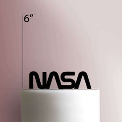 JB_NASA-225-031-Cake-Topper.jpg Archivo STL TOPPER NASA・Diseño imprimible en 3D para descargar