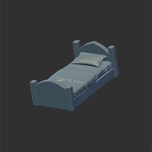 accecories diorama bed02 3D model