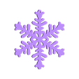 SF3_blank.stl Snowflake decorations