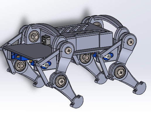 1.png 3D 打印四足机器狗 - Arduino UNO 支持