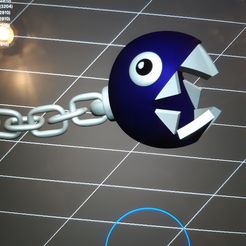 20220221_230802.jpg OBJ file Chomp Mario fanart・3D print object to download