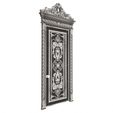 Wireframe-22.jpg Carved Door Classic 01502 White