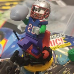 Joker_American_Football.jpg STL file Lego Custom American Football・Design to download and 3D print