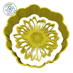 Margarita.png STL file Daisy - Flowers - Cookie Cutter - Fondant - Polymer Clay・3D printer design to download