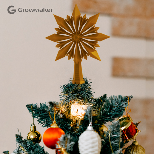 Christmas Tree Star Topper - 3D model önizlemesi