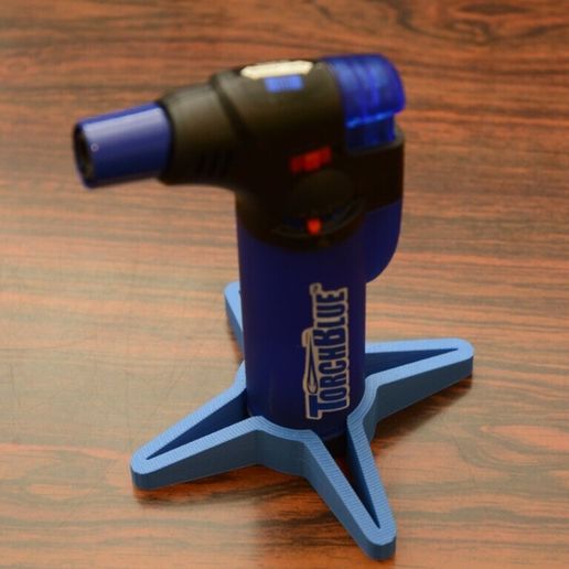🧰 Base para linterna de butano Torch Blue XXL・Archivo STL Gratis para ...