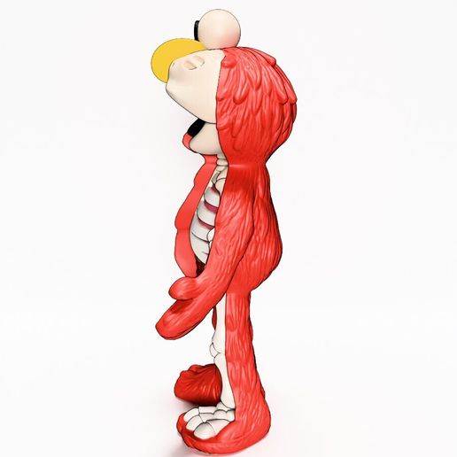 ️‍🔥 Dissected Elmo toy・ STL File for 3D printing・Cults