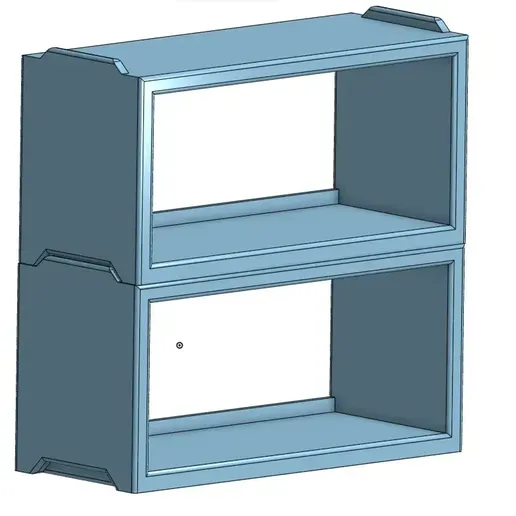 2x-simple-stackable-3d-render-v32.webp single 1:64 scale car display car (stackable)