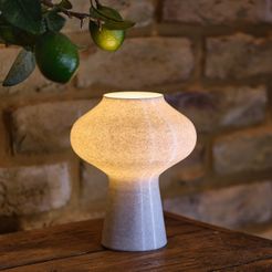 Title Image.jpg Fichier STL Lampe de table inspirée du champignon de Murano・Objet imprimable en 3D à télécharger