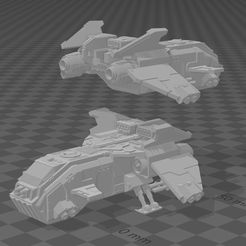 Screenshot-2021-11-16-233651.jpg Free STL file Grimdark Minute Flying Armed Transport・3D printable object to download, wolfkeeper