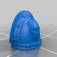 IW_1_MKIII_Shoulder_Pad.png (Chaos) Space Marine Shoulder Pads - Iron Warriors