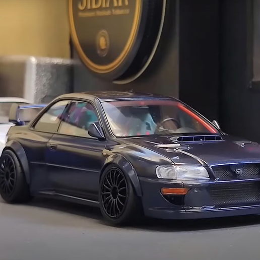 1/24 Scale Universal Fender ( 34 mm )  Widebody - Body kit 3D model