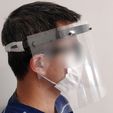 Sans titre-2.jpg Free STL file Protective visor / Face shield・3D printable design to download