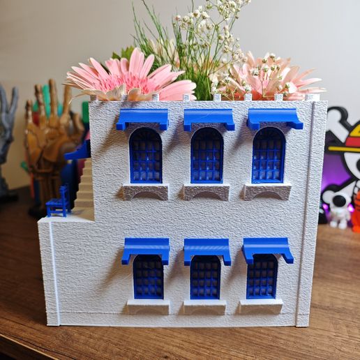 1723219648219.jpg Бодрум Хаус Плантер: Цветочный горшок в эгейском стиле