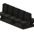 Platform Seats 6.JPG Model Railway Platform Seats Single and Double Sided
