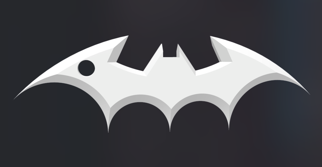 DC Comics Batman 3D-Schlüsselanhänger Batarang 