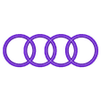 LOGO AUDI.stl Fichier STL Volant AUDI DTM 2019 DIY・Objet imprimable en 3D à télécharger