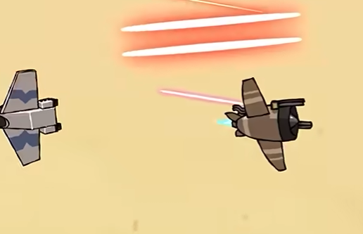 Space Hog Plane From Space King 5 3D model