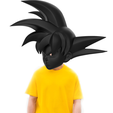 mascara1.png Goku Mask Dragon Ball - In parts for small 3d printers