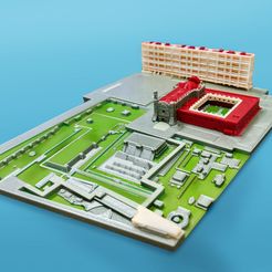 tlatelolco-multicolor-cover.jpg Free 3D file Square of 3 Cultures (Multicolor) - Tlatelolco, Mexico City・3D printing model to download