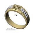 volume2.jpg Anillo cuadrado de diamantes estilo rolex Talla 6 a 13