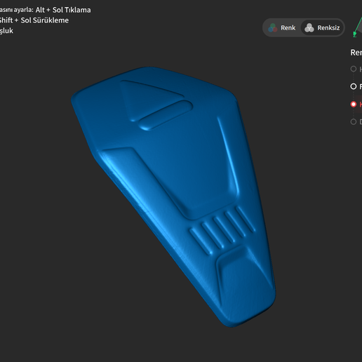 250 CL-X LEFTFairing Exterior 3D model