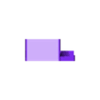 CB Latch 6 LH.stl Smiley Face With Sunglasses Design on Card Box lid with design modeled in for easy in software painting