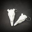 IMG_20241018_004106.jpg Halloween Deer Skull Keychain
