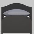 D.jpg single bed,Mattress and 2 Pillows